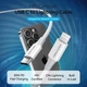 Дата кабель USB-C to Lightning 1.0m 3A white Vention (LAKWF) - зображення 2