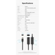 Дата кабель USB 2.0 AM/AF 10.0m Active black VENTION (CBKBL) - зображення 5