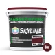 Краска резиновая суперэластичная сверхстойкая «РабберФлекс» SkyLine Вишневый RAL 3005 6 кг - изображение 2