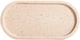Декоративна таця Homla Onda овальна з текстурою травертину бежева 25x12x1,5 см (5906496765650) - зображення 1