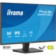 IIYAMA 23.8" 16:9 ips рк монітор, 1920х1080, 4 мс (GtG), 120 Гц, 350 кд/м2, Adaptive Sync, 1xHDMI 1.4/1xDP x2497hsu-b1 - зображення 3