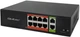 Комутатор Qoltec SWITCH Fast Ethernet PoE 8 x RJ45 PoE / 2 x RJ45 Uplink 120W 100 Mbps (5901878522906) - зображення 2