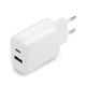 Зарядний пристрій everActive SC-370Q White, 1xUSB+1xUSB-CQ3.0+PD 25W, AC220V - зображення 4