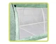 Посилена садова теплиця Ekspand 18м2 6x3x2м TFM25-3X6X2-2-Z з москітною сіткою та двома входами труба 25мм армована плівка,зелена - зображення 5