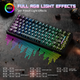 Ігрова магнітна клавіатура Attack Shark X82 Pro / Три режими підключення / Magnetic Switch / Black - зображення 7