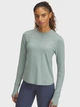 Лонгслив длинный женский Under Armour Ua Launch Pro Longsleeve 1386339-348 S Полынь (197779696067) - изображение 1