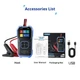 Тестер акумулятора автомобіля FNIRSI BTM-24 12V/24V - изображение 5