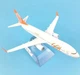 Колекційна металева лита модель пасажирського літака 1:400 Boeing 737-800 Gol Transportes Aéreos 16 см - зображення 5
