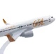 Колекційна металева лита модель пасажирського літака 1:400 Boeing 737-800 Gol Transportes Aéreos 16 см - зображення 6