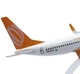Колекційна металева лита модель пасажирського літака 1:400 Boeing 737-800 Gol Transportes Aéreos 16 см - зображення 7