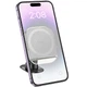 Автотримач Hoco H43 Crystal ring magnetic (center console) Gray - изображение 2