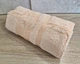 Турецкое бамбуковое махровое полотенце Zeron 50х90 Bamboo Peach - изображение 3