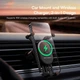 Автотримач з БЗП Baseus Stable Gravitational Car Mount Pro 15W (Air Outlet Version) (SUWX03) - зображення 7