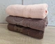 Набір турецьких бамбукових махрових рушників Zeron 3 штуки 50х90 Bamboo Brown - зображення 2