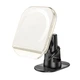 Автотримач Hoco H43 Crystal ring magnetic (center console) white - изображение 1
