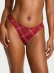 Комплект білизни Victoria's Secret погруддя Push-Up та трусики тонг 1159864238 (Червоний 38D/XL) - зображення 5