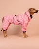 Комбинезон дождевик для собак со светоотражением PAIKKA Rain Suit Red 65 - изображение 1