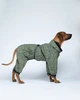 Комбинезон дождевик для собак со светоотражением PAIKKA Rain Suit Green 65 - изображение 6