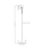 Торшер Zuma Line Bosca E27 1x40W IP20 черный - изображение 3