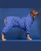 Світловідбиваючий зимовий костюм для собак PAIKKA Winter Suit Blue 50 - зображення 1