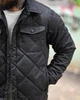 Куртка рубашка мужская CUTTER черная, утепленная фланелевая куртка рубашка Slimtex L - изображение 4