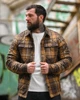 Куртка рубашка мужская CUTTER койот, утепленная фланелевая куртка рубашка Slimtex XXXL - изображение 2