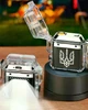 USB-зажигалка с фонариком, герб Украины, водонепроницаемая - изображение 2