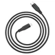 Кабель ACEFAST C3-01 Type-C to Lightning 3A 30W 1.2m TPE connectors Black (6974316280804) - зображення 2
