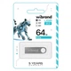 USB флеш накопитель Wibrand 64GB Puma Silver USB 2.0 (WI2.0/PU64U1S) Wibrand WI2.0/PU64U1S 1083801 - изображение 2