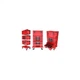Ящик для інструментів QBRICK SYSTEM набір на платформі, 21", 525*345*885, SYSTEM PRO Drawer Workshop Set 4 Red (Z258360PG003) QBRICK SYSTEM Z258360PG003 995828 - зображення 3