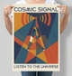 Постер Cosmic Signal – Future Vision Collection А2 42х60 см (DZ148_А2) - зображення 1
