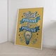 Мотивационный постер Think Positive Be Positive А3 30х42 см (MOTN014_А3) - изображение 4