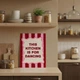 Постер для кухни This Kitchen Is For Dancing Эта кухня предназначена для танцев А3 30х42 см (MOTN008_А3) - изображение 2