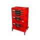 Ящик для інструментів QBRICK SYSTEM набір на платформі, 21", 525*345*885, SYSTEM PRO Drawer Workshop Set 3 Red (Z258353PG003) QBRICK SYSTEM Z258353PG003 995827 - зображення 1