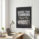 Мотивационный постер Change Your Thinking Change Your Mindset А2 42х60 см (MOTN019_А2) - изображение 2
