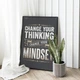Мотивационный постер Change Your Thinking Change Your Mindset А2 42х60 см (MOTN019_А2) - изображение 5