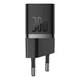 Мережевий зарядний пристрій Type-C GaN5 Fast Charger (mini) 30W+кабель 2Type-C 1 м. блок живлення чорний, Baseus (P10110902113-00) - зображення 2