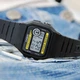 Чоловічий цифровий годинник Casio F-94WA-9D на полімерному ремінці, водозахист 30 м - изображение 4