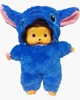 М'яка іграшка-мавпочка Мончічі (Monchhichi) у костюмі Стіча, висота 20 см - зображення 3