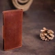 Бумажник мужской из винтажной кожи SHVIGEL 16167 Коричневый - изображение 8