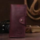 Бумажник женский из винтажной кожи SHVIGEL 16166 Бордовый - изображение 8