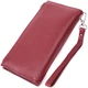 Вертикальный женский кошелек-клатч из натуральной кожи ST Leather 22535 Бордовый - изображение 2