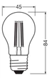 Светодиодная лампа OSRAM Filament G45 3,4W 470Lm 4000K E27 DIM (4099854468070) - изображение 5