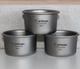 Титанова фляга для алкогольних напоїв Tiartisan titanium 260 мл + 3 шт чарки по 35 мл туристична прямокутна пляшка подарункова + лійка та чохол - зображення 4