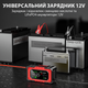 Умное зарядное устройство Foxsur 12V 7A автомобильное для свинцово-кислотных и LiFePO4 аккумуляторов с функцией восстановления - изображение 3