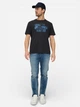 Футболка хлопковая длинная мужская Camel Active T-shirts 1/2 sleeves 409700-7T17-48 XL Темно-синяя с принтом (4063366239787) - изображение 3