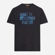 Футболка хлопковая длинная мужская Camel Active T-shirts 1/2 sleeves 409700-7T17-48 XL Темно-синяя с принтом (4063366239787) - изображение 6