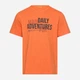 Футболка хлопковая длинная мужская Camel Active T-shirts 1/2 sleeves 409700-7T17-66 XL Оранжевая с принтом (4063366239886) - изображение 6