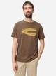 Футболка хлопковая длинная мужская Camel Active T-shirts 1/2 sleeves 409700-7T02-26 L Коричневая с принтом (4063366239176) - изображение 1