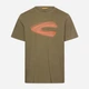 Футболка хлопковая длинная мужская Camel Active T-shirts 1/2 sleeves 409700-7T02-35 M Оливковая с принтом (4063366239213) - изображение 6